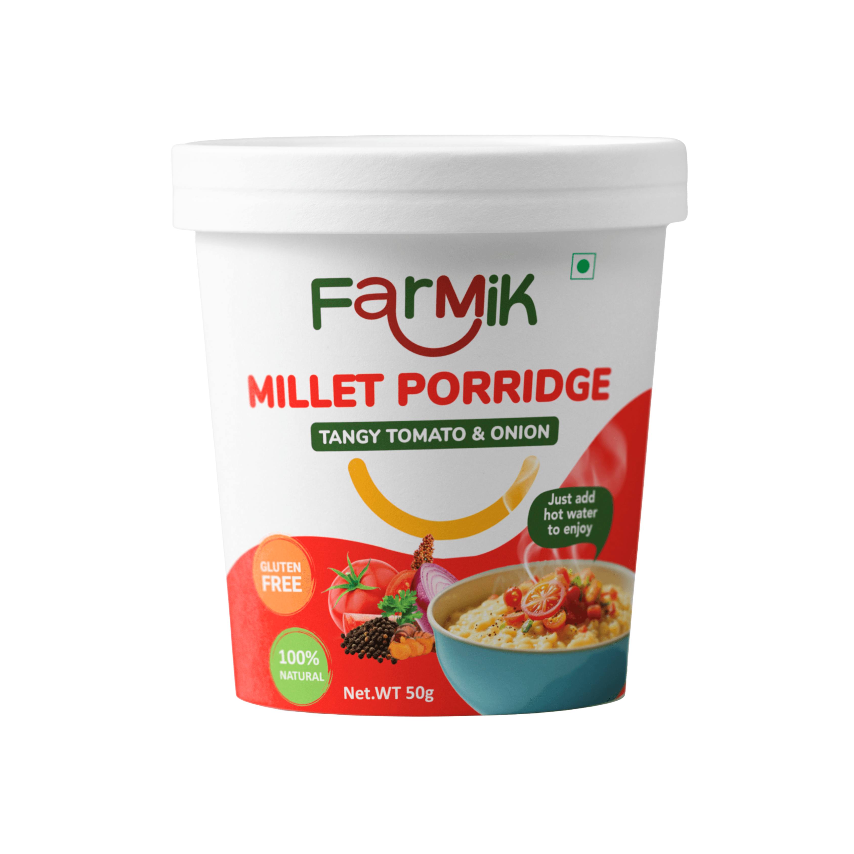 Millet Porridge - Tangy Tomato & Onion