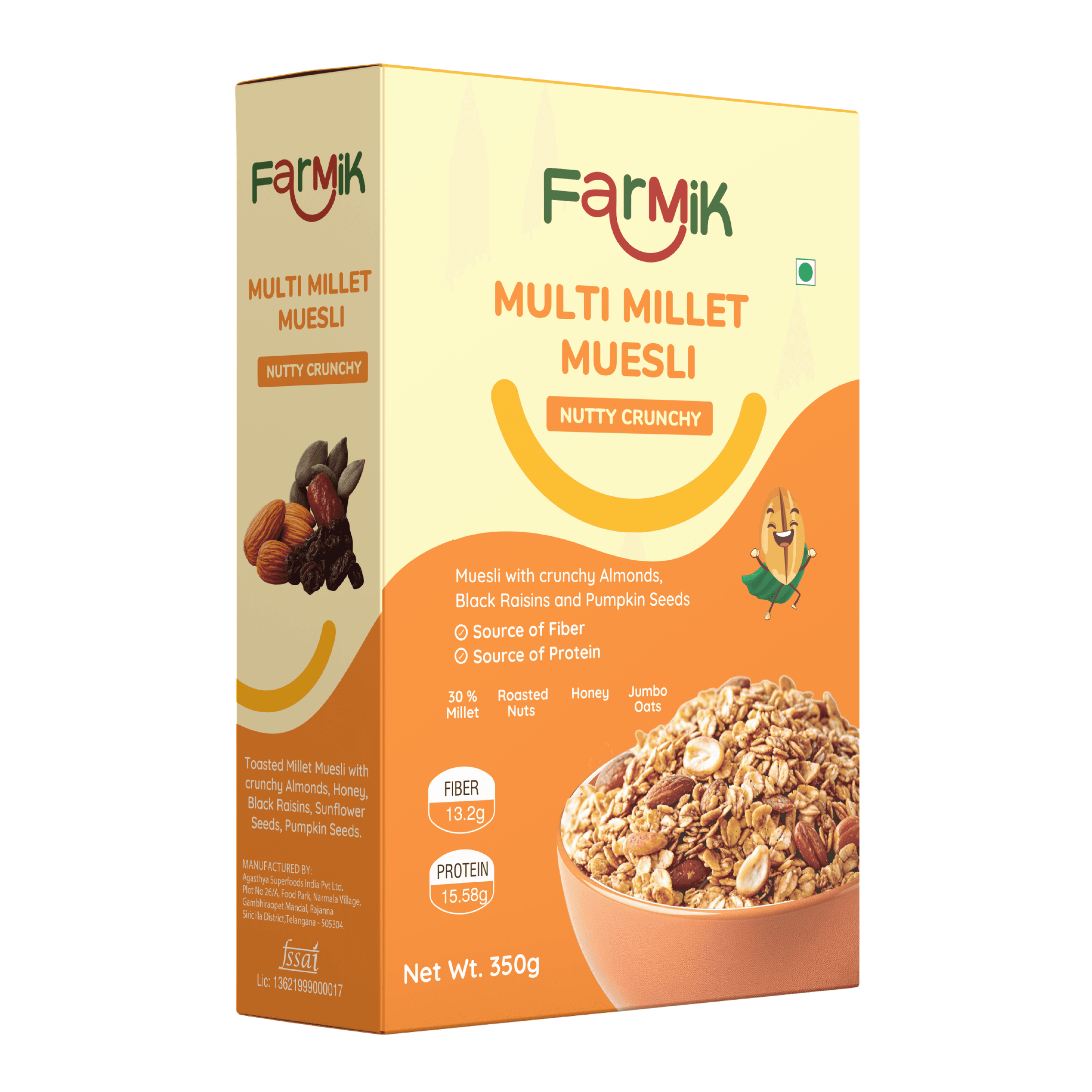 Multi Millet Muesli - Nutty Crunchy